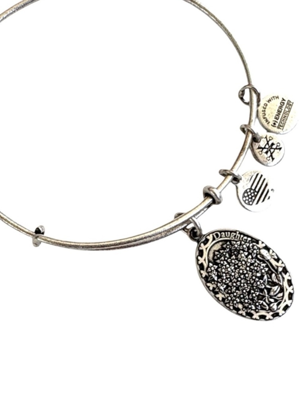 EUC Alex And Ani Daughter Bracelet Silver